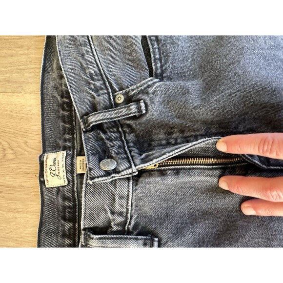 J.Crew‎ 484 Jeans Men 33x32 Narrow Tapered Leg Washed Black Stretch Denim Slim - Picture 6 of 6